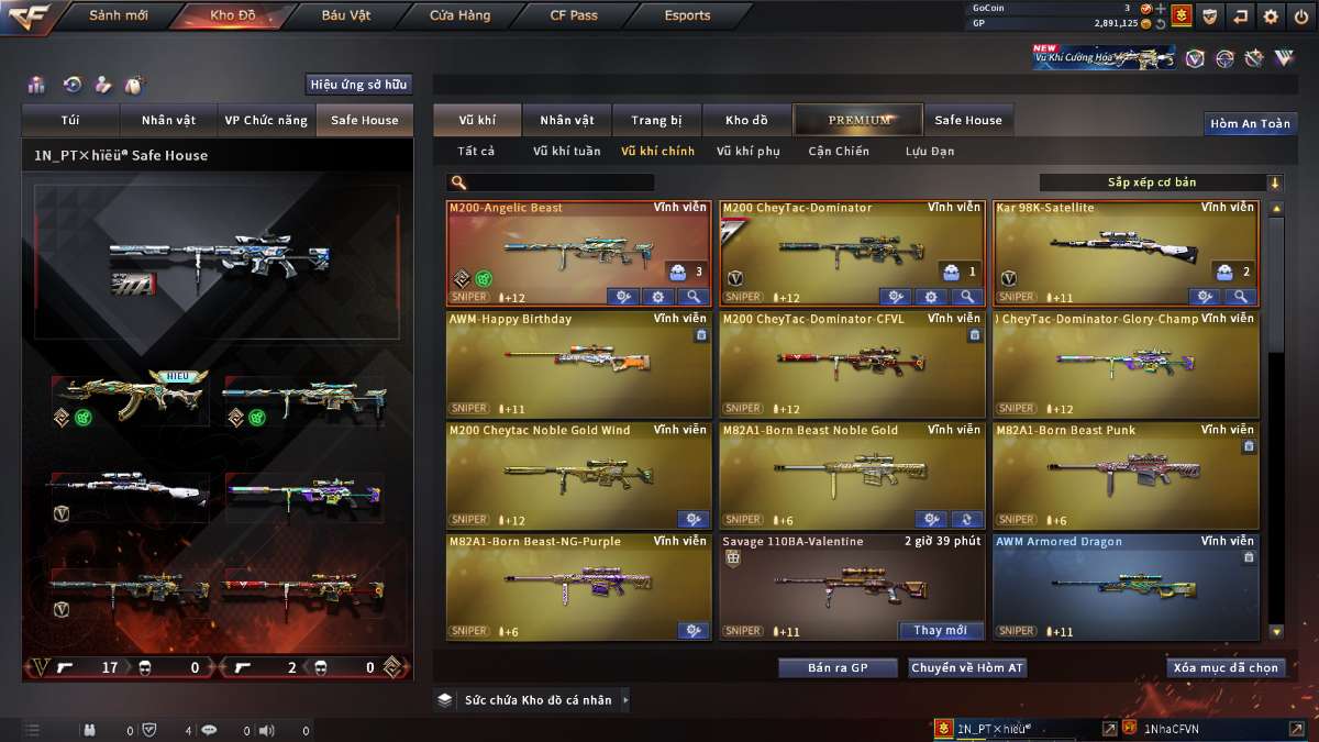 shop acc cf uy tin gia re